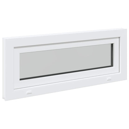 Okeno Do Suterénu Risor 110 X 40 Cm Pvc A Sklo Bílá