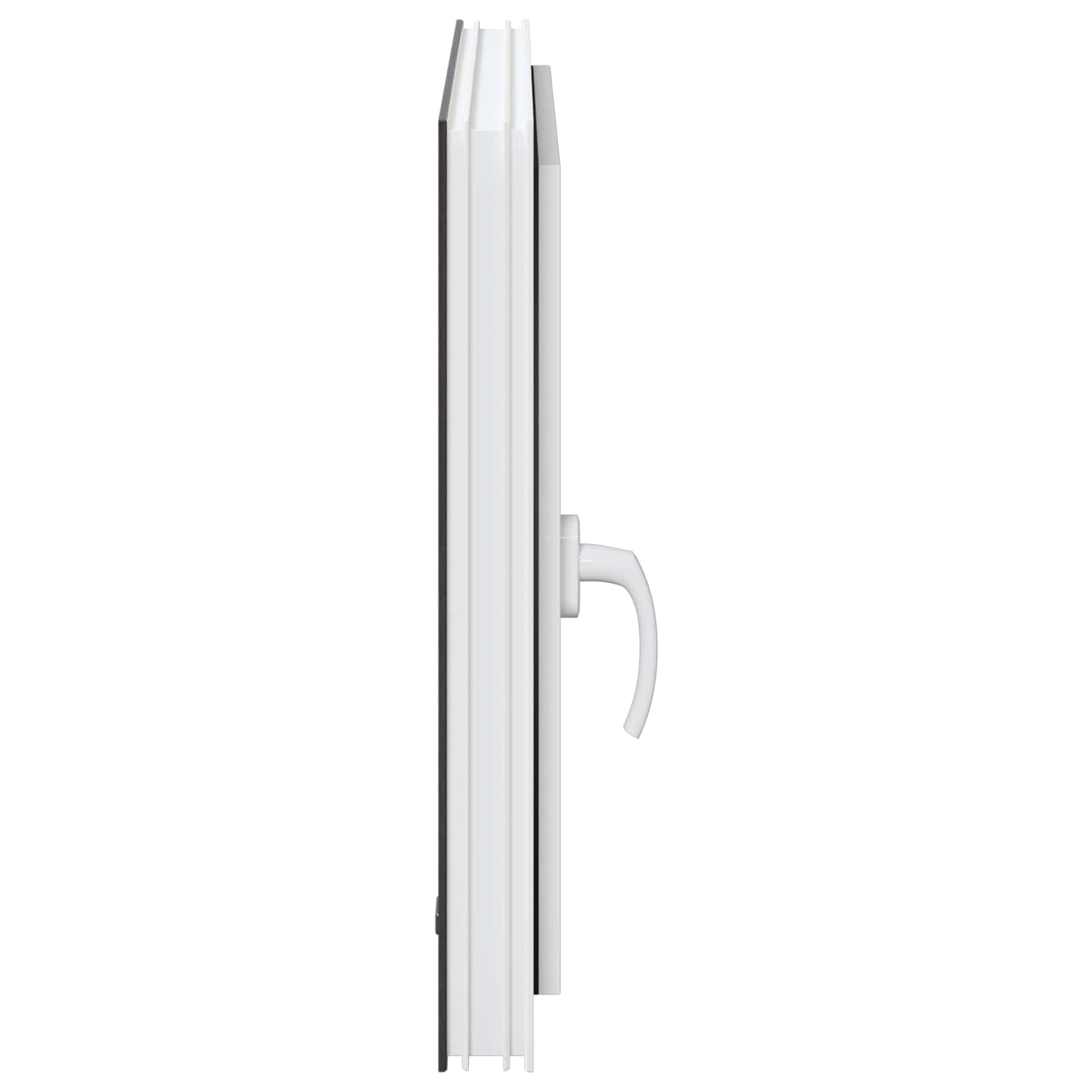 Okeno Do Suterénu Risor 50 X 50 Cm Pvc A Sklo Antracitová