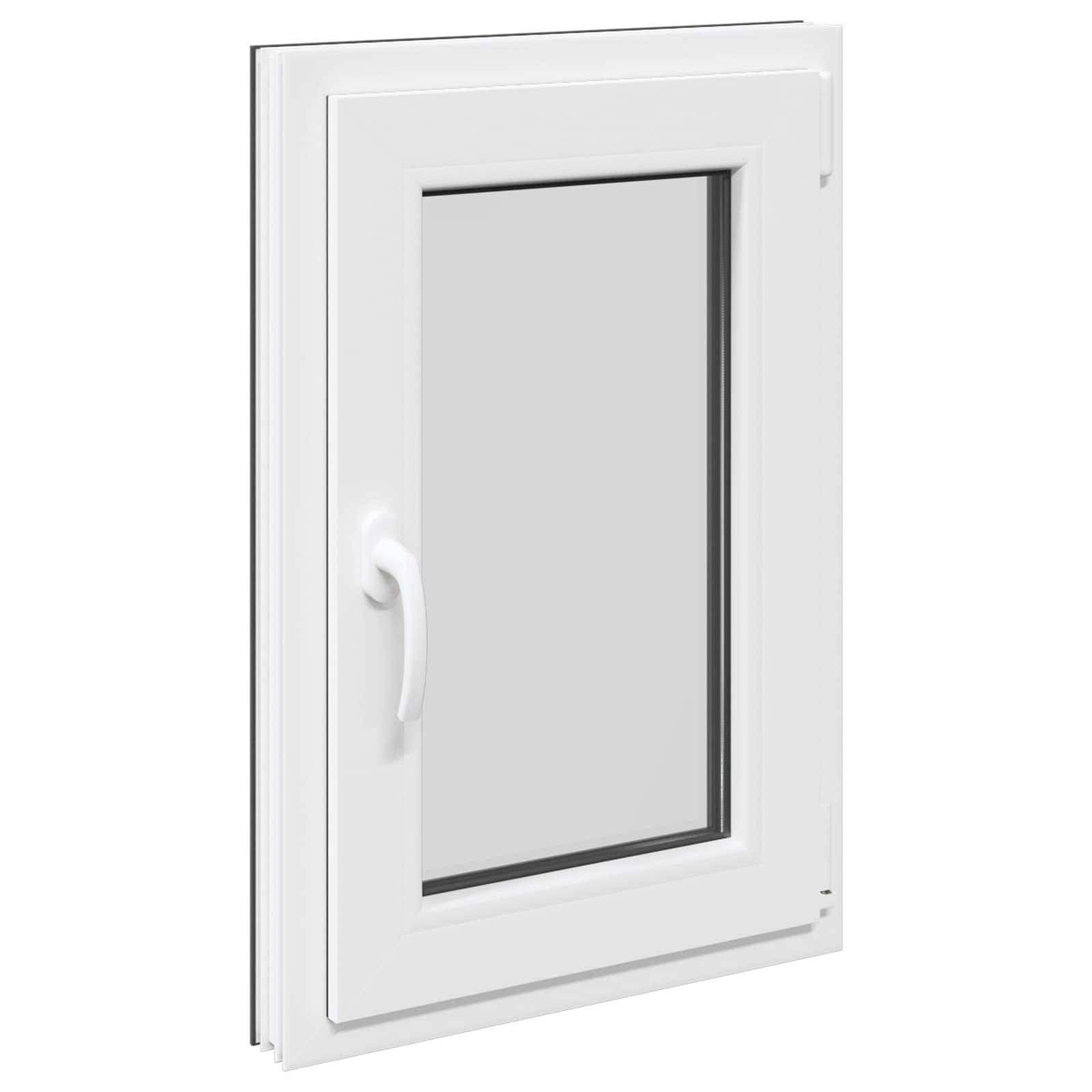 Okeno Do Suterénu Risor 50 X 75 Cm Pvc A Sklo Antracitová
