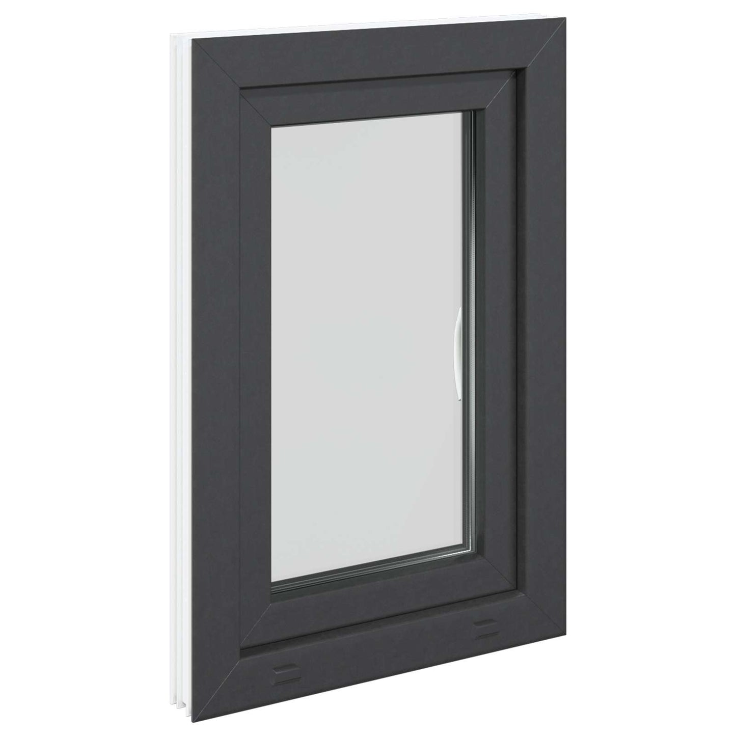 Okeno Do Suterénu Risor 50 X 75 Cm Pvc A Sklo Antracitová