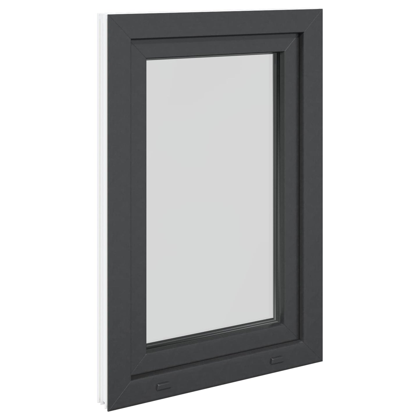 Okeno Do Suterénu Risor 60 X 100 Cm Pvc A Sklo Antracitová