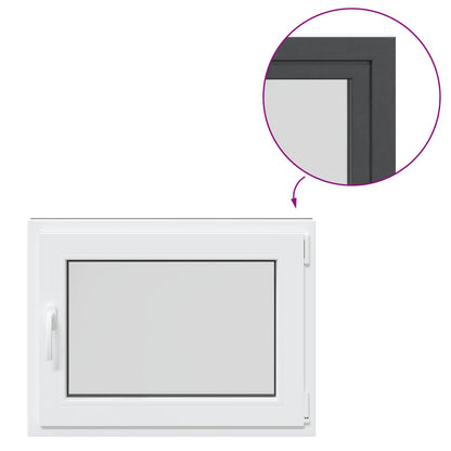 Okeno Do Suterénu Risor 60 X 100 Cm Pvc A Sklo Antracitová