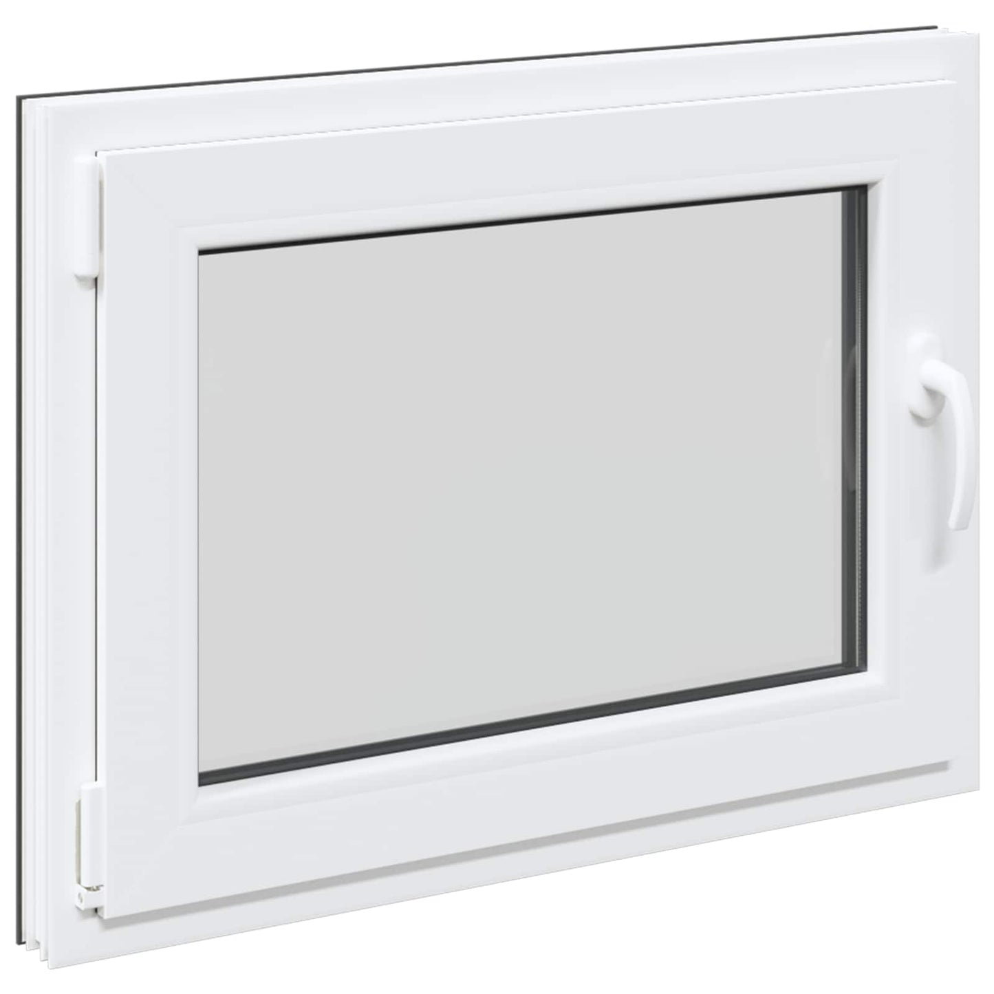 Okeno Do Suterénu Risor 80 X 50 Cm Pvc A Sklo Antracitová