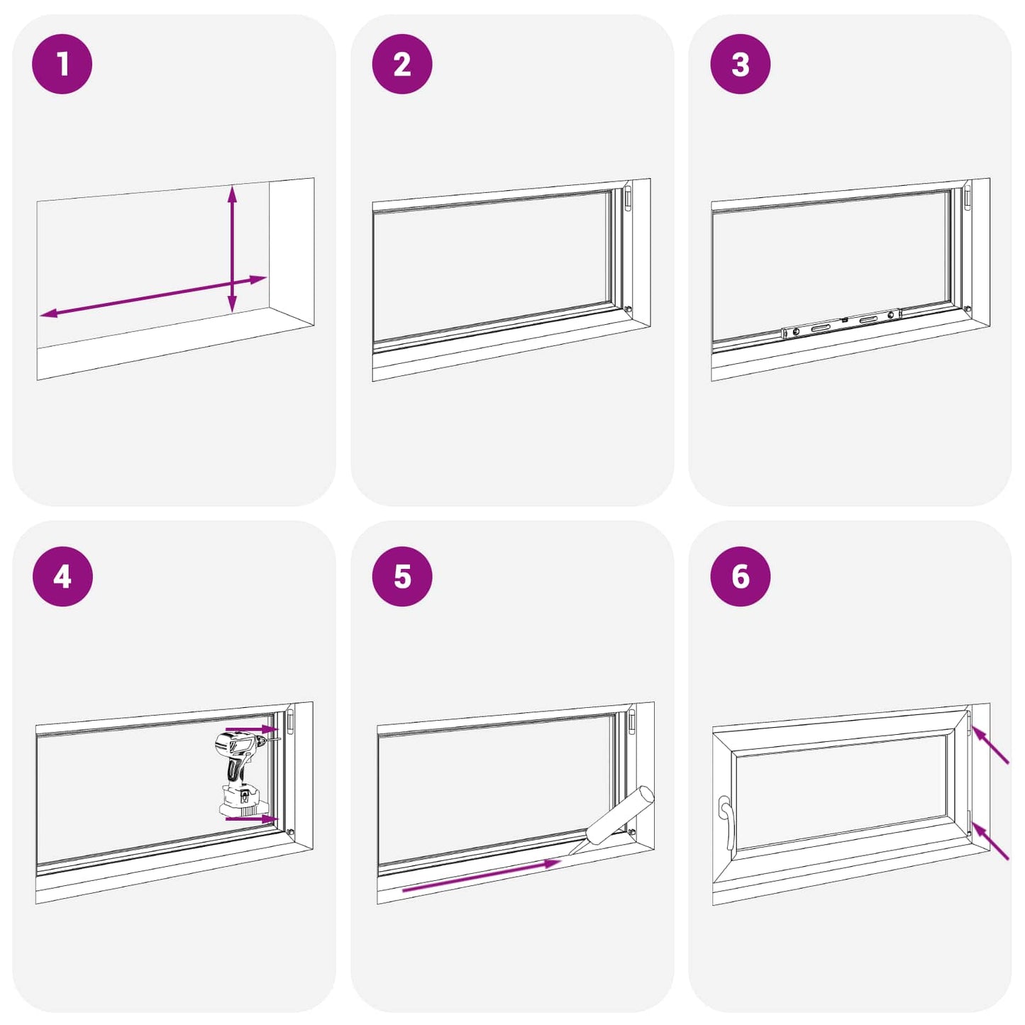 Okeno Do Suterénu Risor 80 X 50 Cm Pvc A Sklo Antracitová