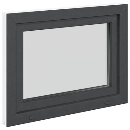 Okeno Do Suterénu Risor 80 X 70 Cm Pvc A Sklo Antracitová