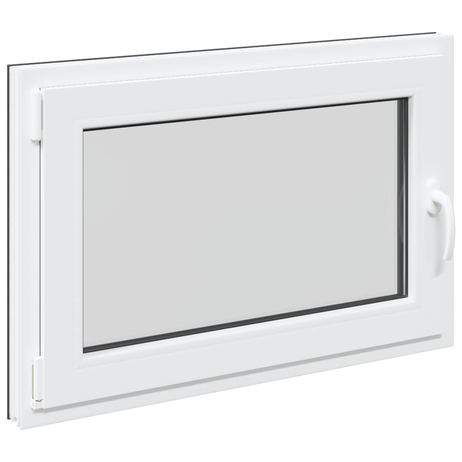 Okeno Do Suterénu Risor 90 X 50 Cm Pvc A Sklo Antracitová
