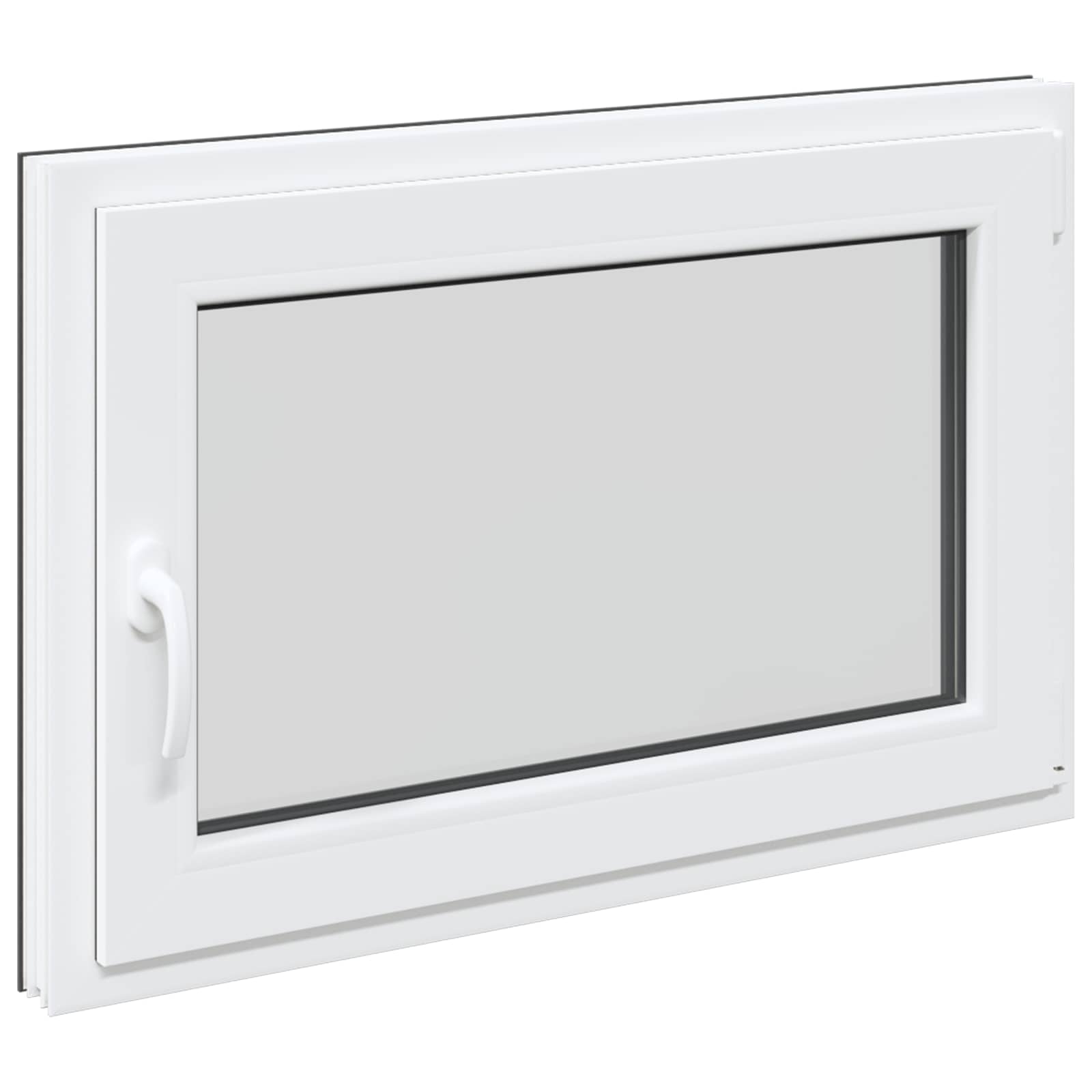 Okeno Do Suterénu Risor 90 X 60 Cm Pvc A Sklo Antracitová