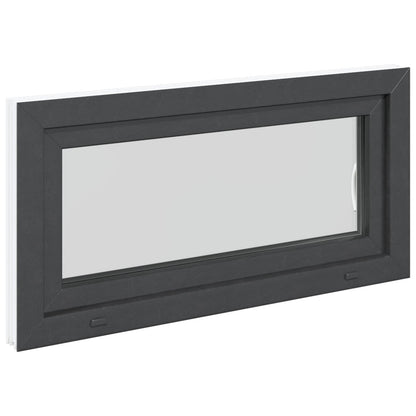 Okeno Do Suterénu Risor 100 X 50 Cm Pvc A Sklo Antracitová