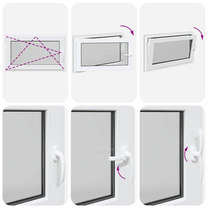 Okeno Do Suterénu Risor 100 X 70 Cm Pvc A Sklo Antracitová