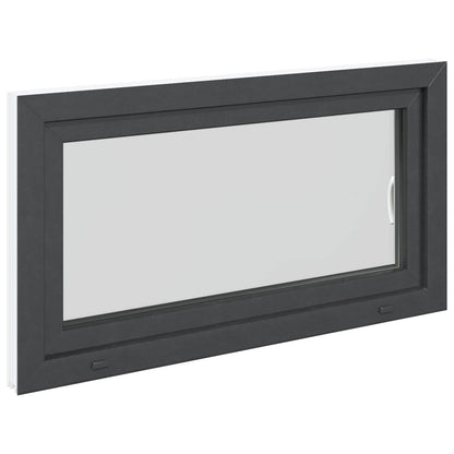 Okeno Do Suterénu Risor 110 X 50 Cm Pvc A Sklo Antracitová