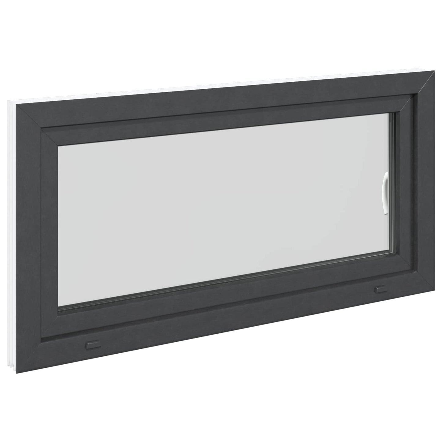 Okeno Do Suterénu Risor 120 X 60 Cm Pvc A Sklo Antracitová