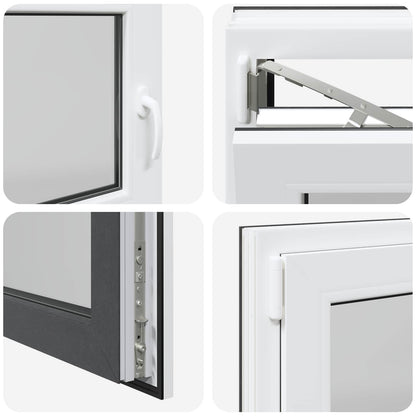Okeno Do Suterénu Risor 120 X 60 Cm Pvc A Sklo Antracitová