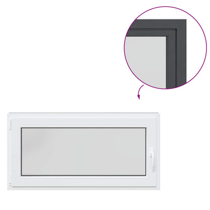 Okeno Do Suterénu Risor 120 X 60 Cm Pvc A Sklo Antracitová
