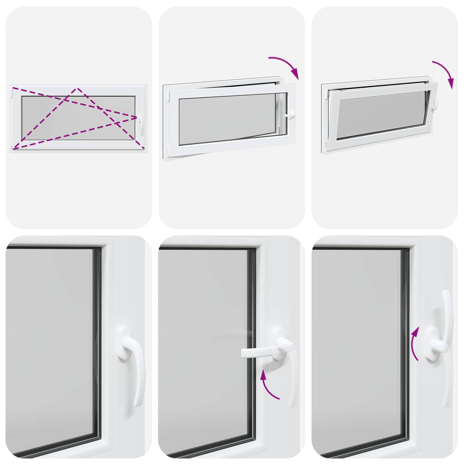 Okeno Do Suterénu Risor 120 X 60 Cm Pvc A Sklo Antracitová