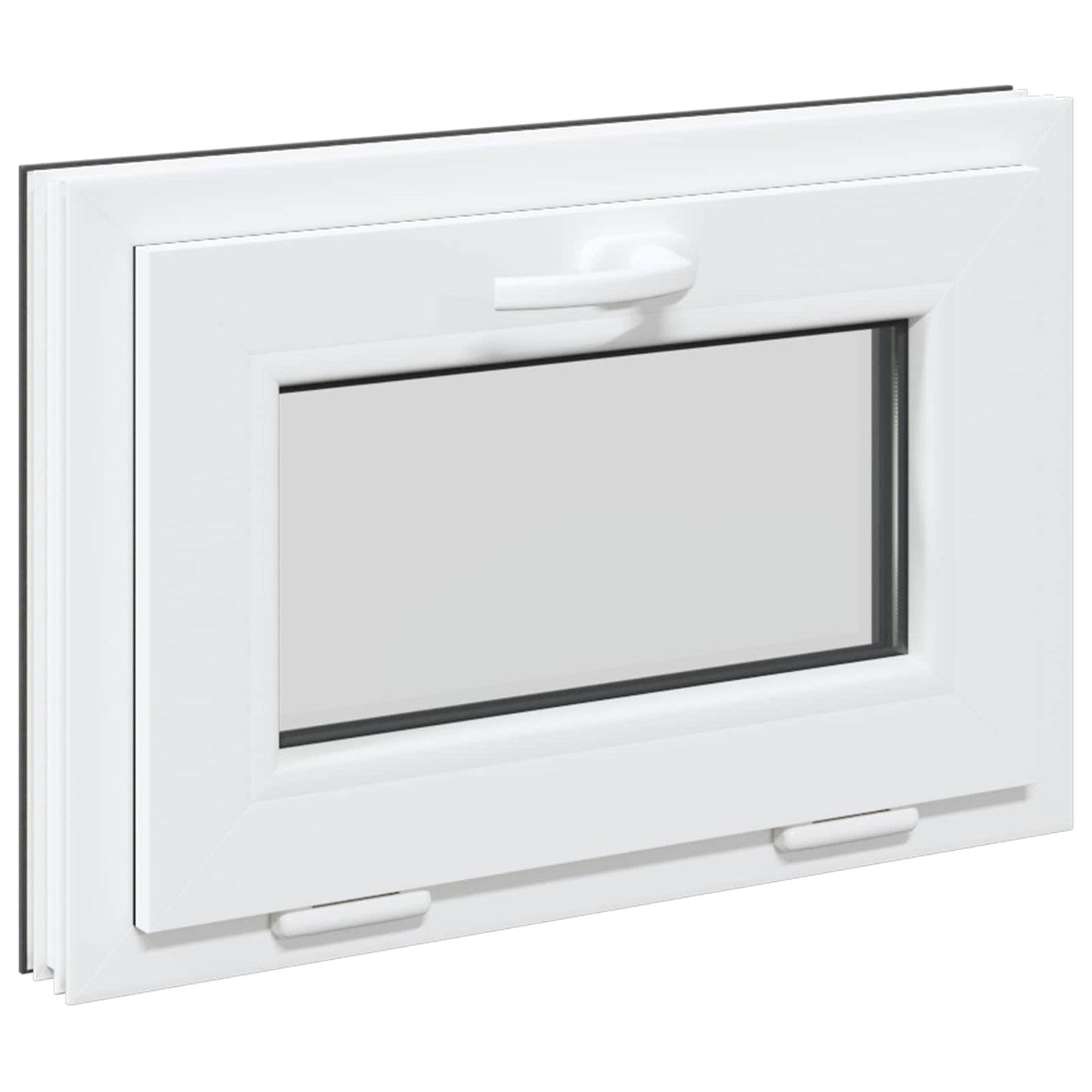 Okeno Do Suterénu Risor 60 X 40 Cm Pvc A Sklo Antracitová