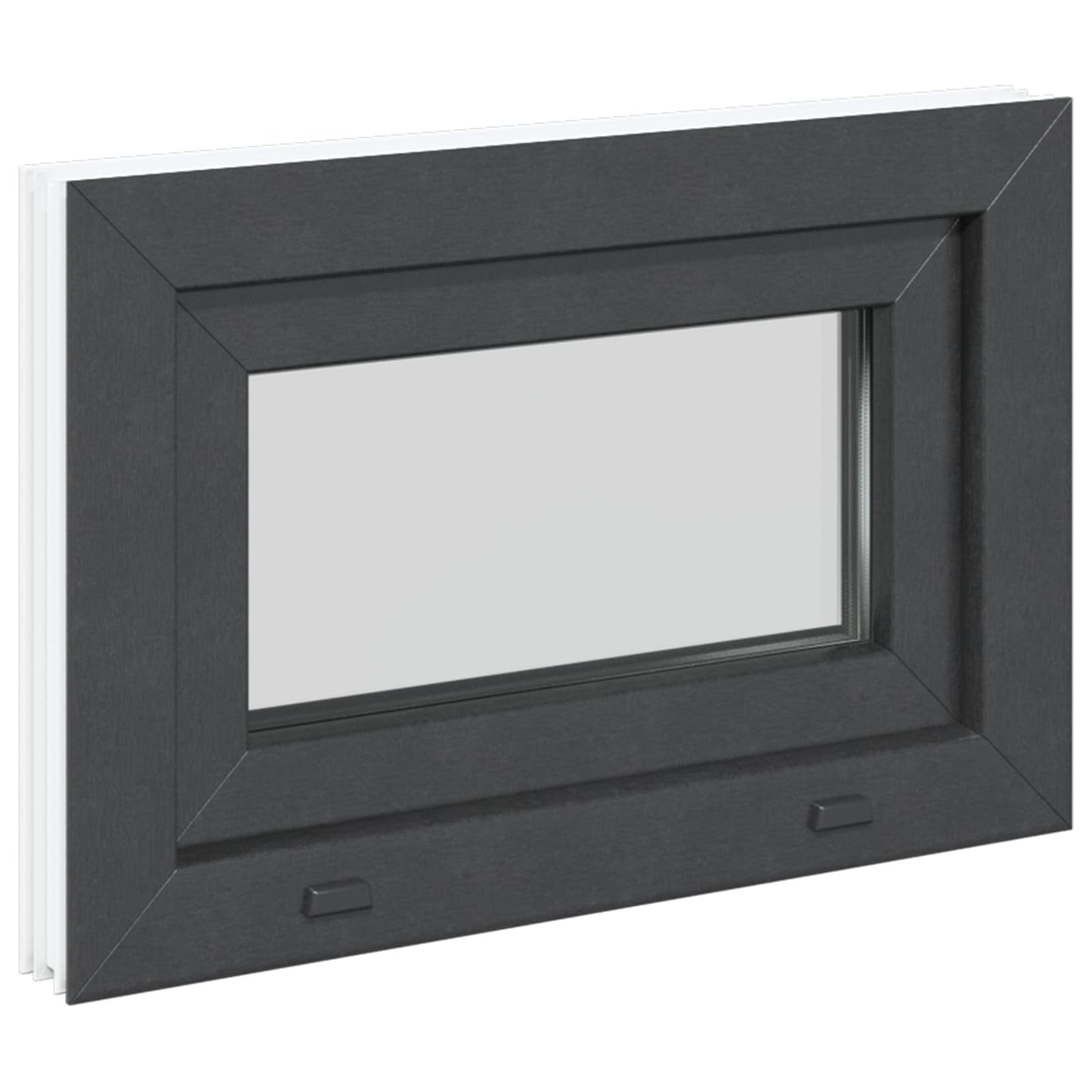 Okeno Do Suterénu Risor 60 X 40 Cm Pvc A Sklo Antracitová