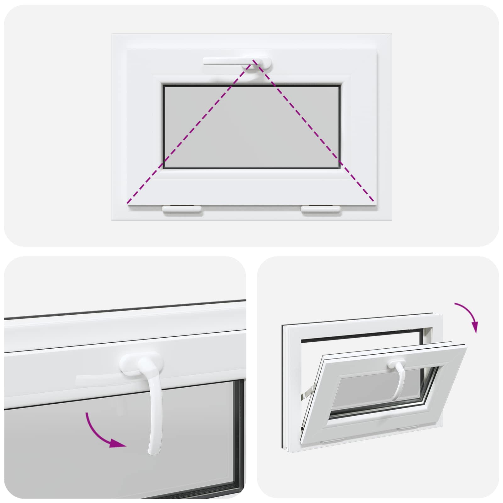 Okeno Do Suterénu Risor 60 X 40 Cm Pvc A Sklo Antracitová