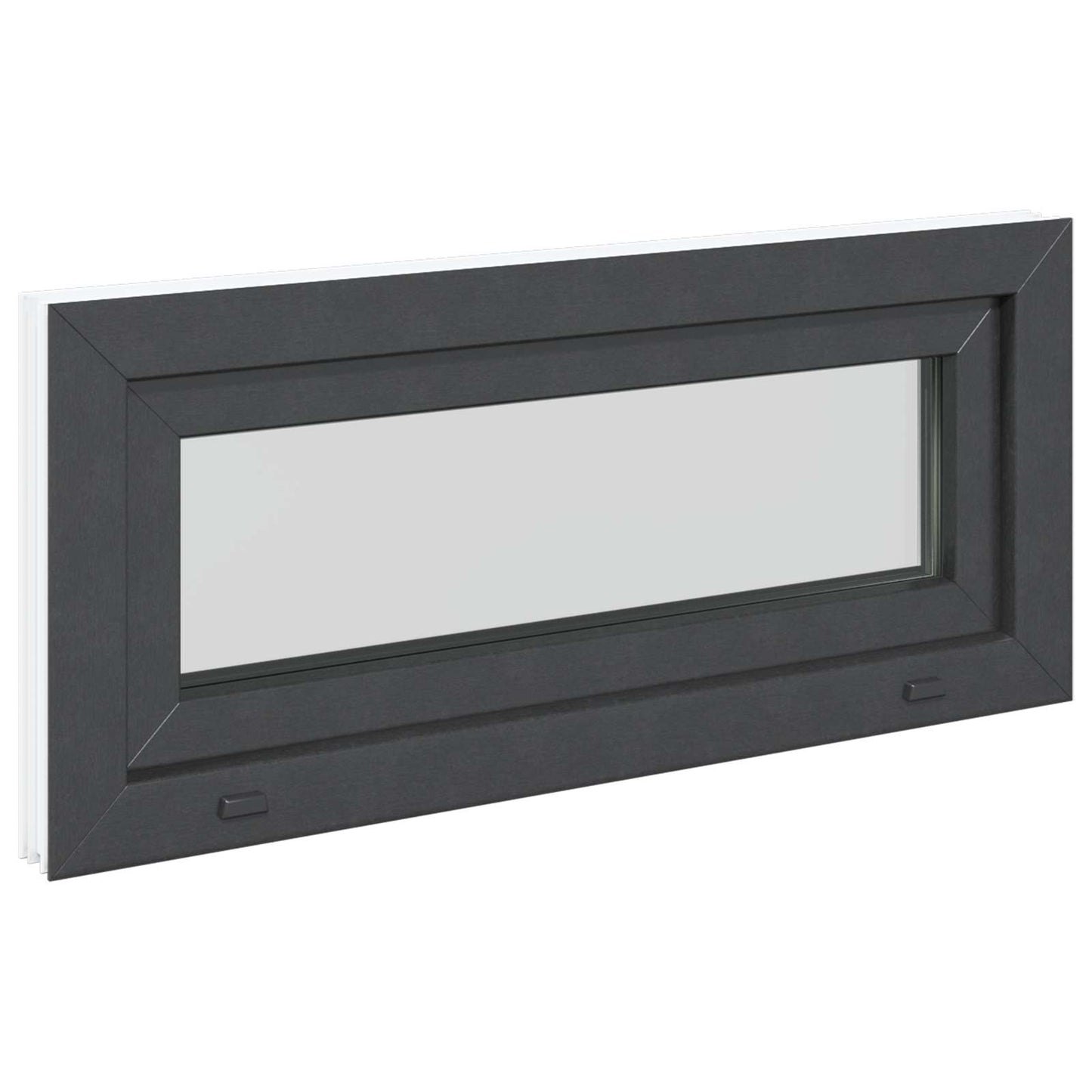 Okeno Do Suterénu Risor 90 X 40 Cm Pvc A Sklo Antracitová
