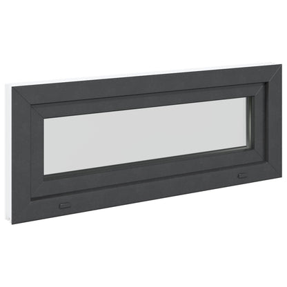 Okeno Do Suterénu Risor 100 X 40 Cm Pvc A Sklo Antracitová