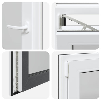 Okeno Do Suterénu Risor 50 X 50 Cm Pvc A Sklo Antracitová