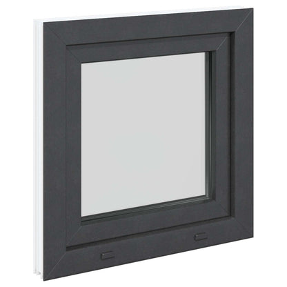 Okeno Do Suterénu Risor 50 X 50 Cm Pvc A Sklo Antracitová
