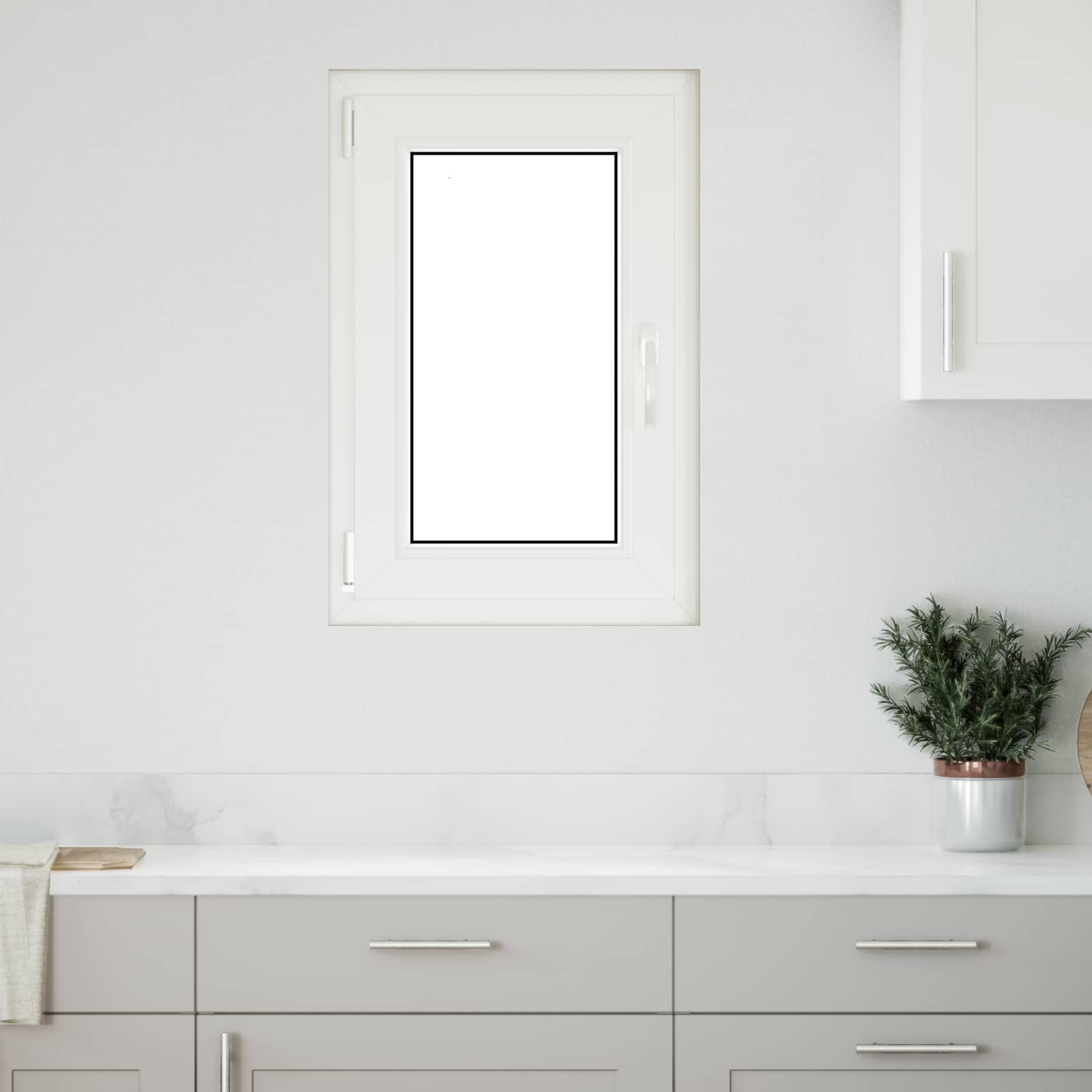 Okeno Do Suterénu Risor 50 X 75 Cm Pvc A Sklo Antracitová