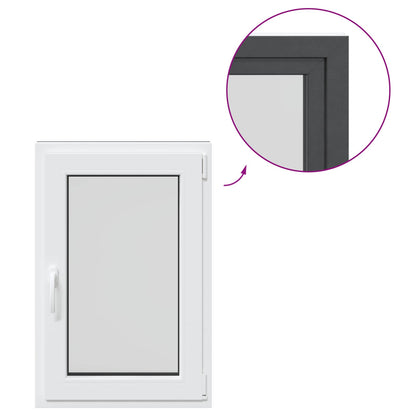 Okeno Do Suterénu Risor 60 X 90 Cm Pvc A Sklo Antracitová