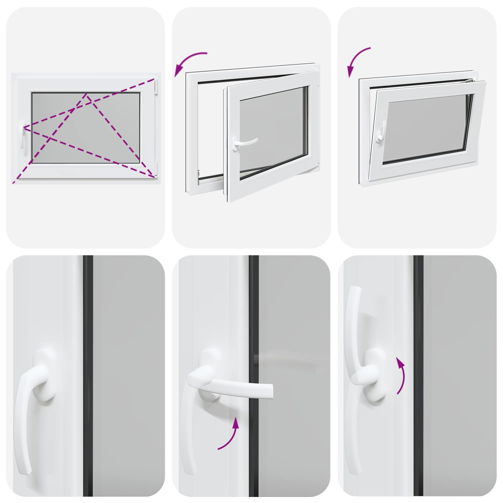 Okeno Do Suterénu Risor 60 X 100 Cm Pvc A Sklo Antracitová