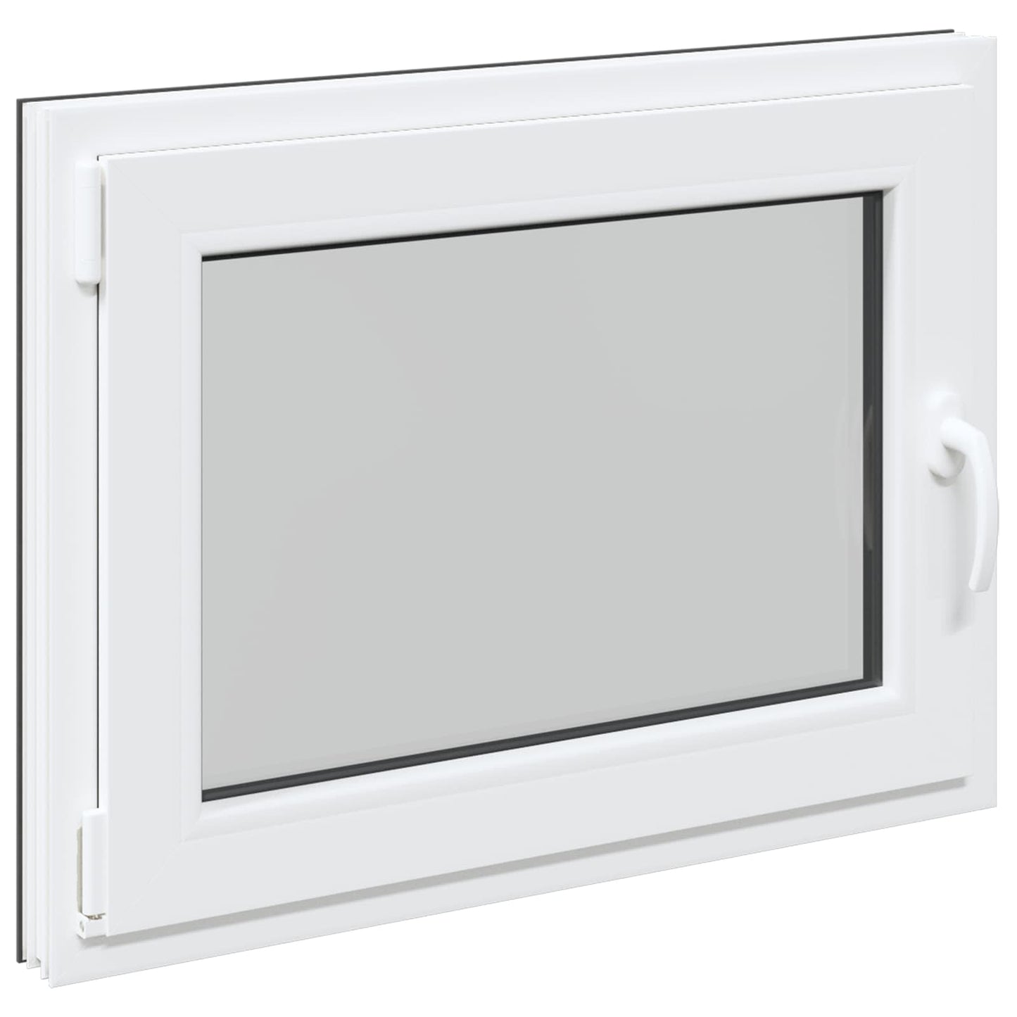 Okeno Do Suterénu Risor 80 X 60 Cm Pvc A Sklo Antracitová