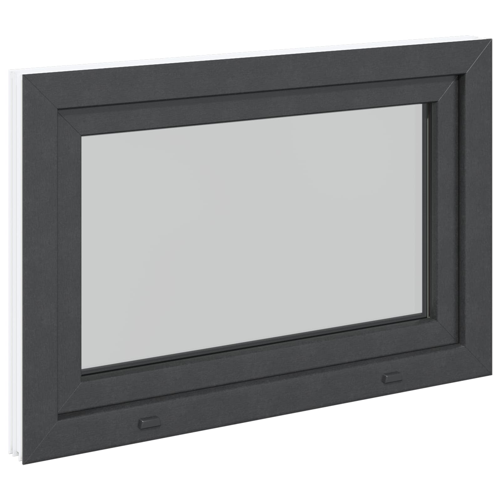 Okeno Do Suterénu Risor 90 X 60 Cm Pvc A Sklo Antracitová