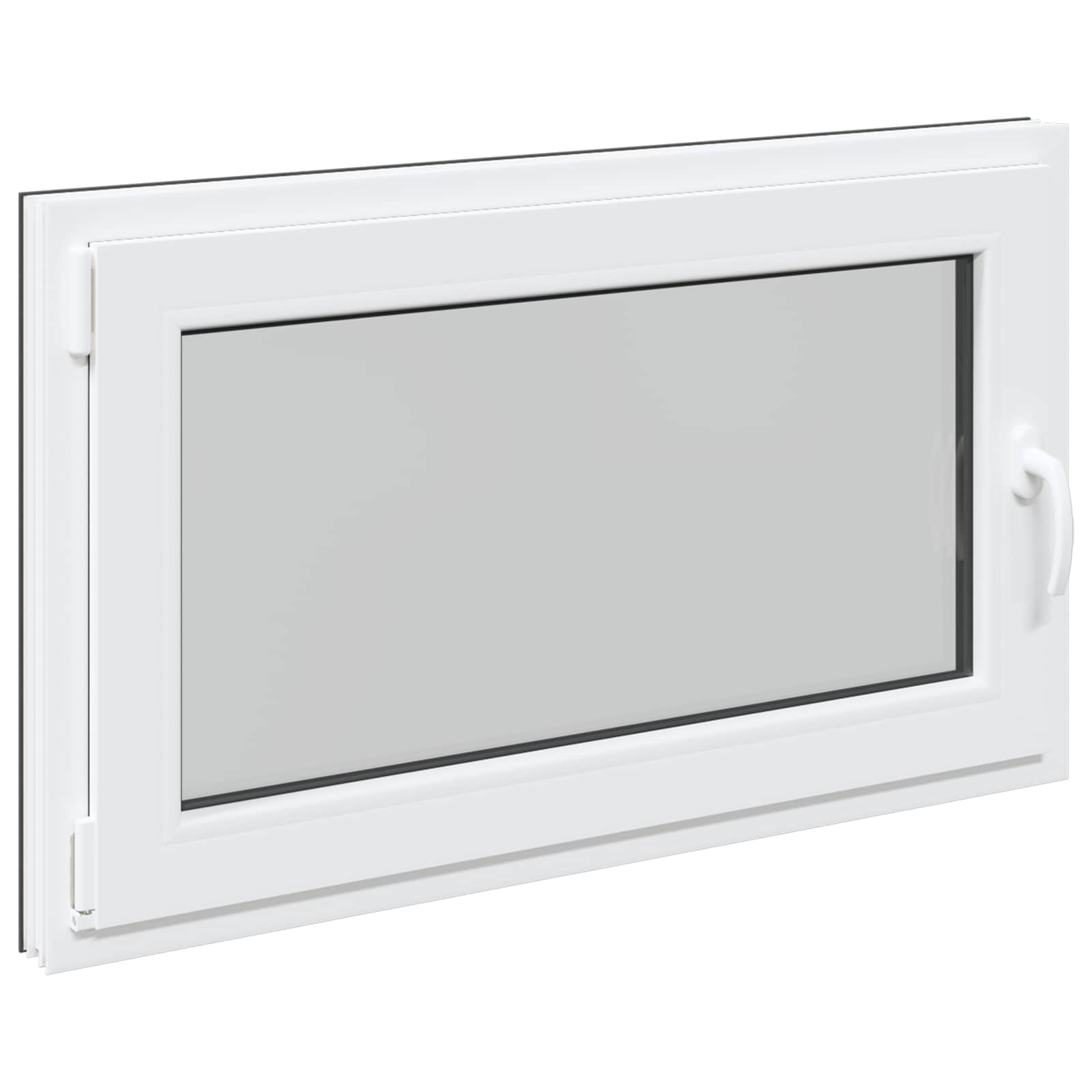 Okeno Do Suterénu Risor 100 X 50 Cm Pvc A Sklo Antracitová