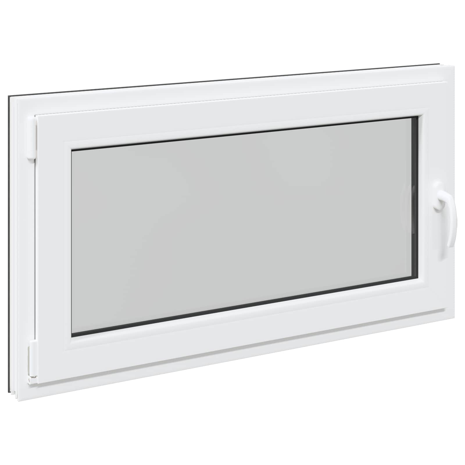 Okeno Do Suterénu Risor 110 X 60 Cm Pvc A Sklo Antracitová