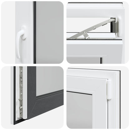 Okeno Do Suterénu Risor 120 X 60 Cm Pvc A Sklo Antracitová