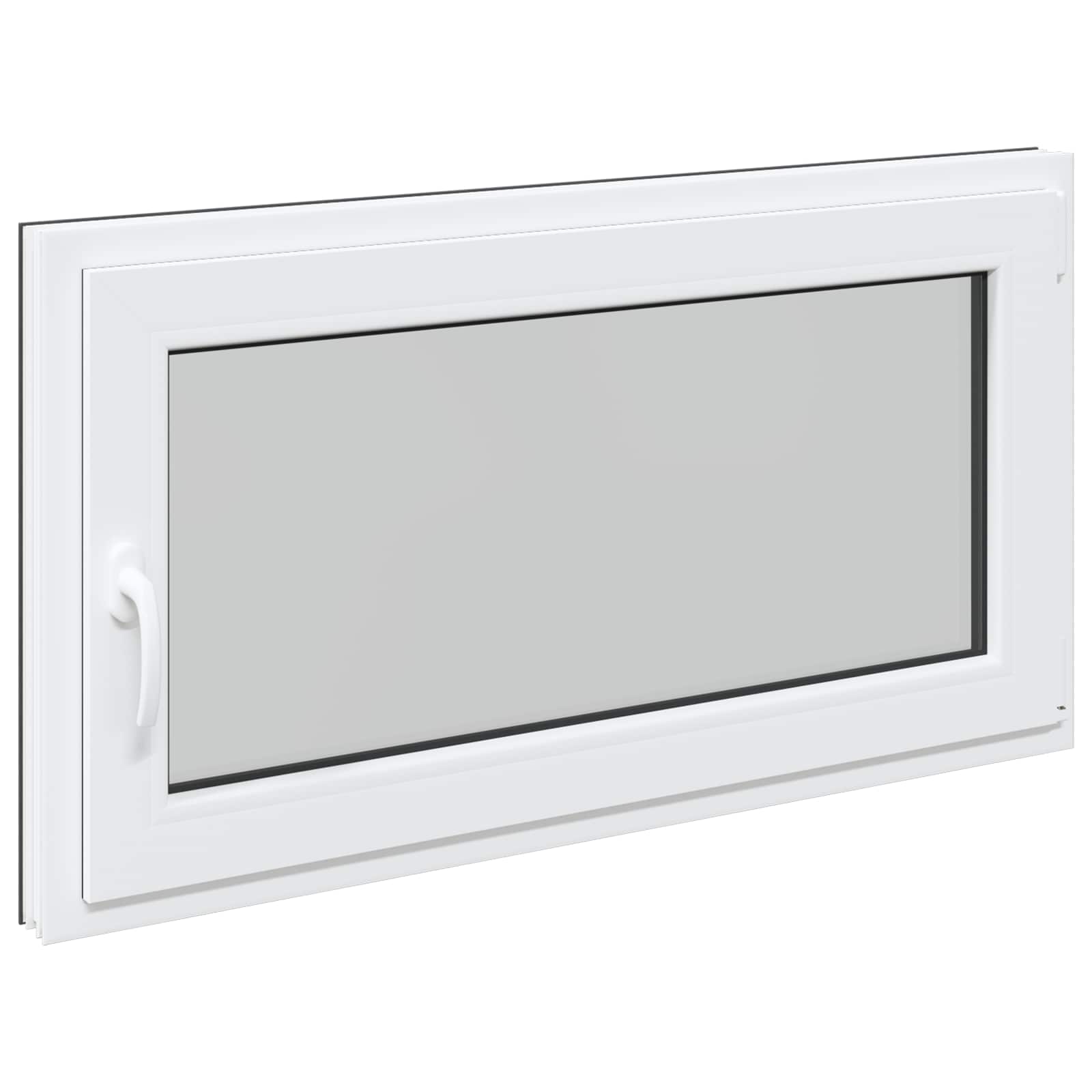 Okeno Do Suterénu Risor 120 X 60 Cm Pvc A Sklo Antracitová