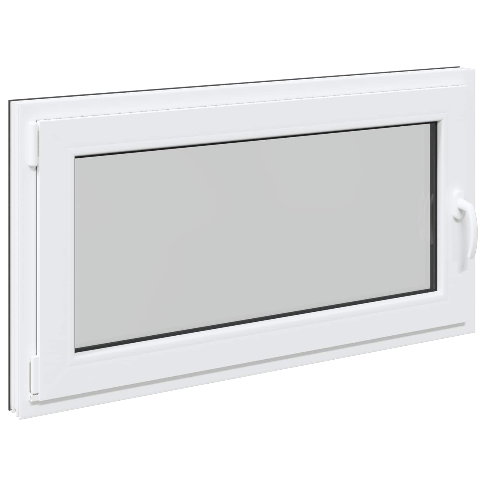 Okeno Do Suterénu Risor 120 X 60 Cm Pvc A Sklo Antracitová