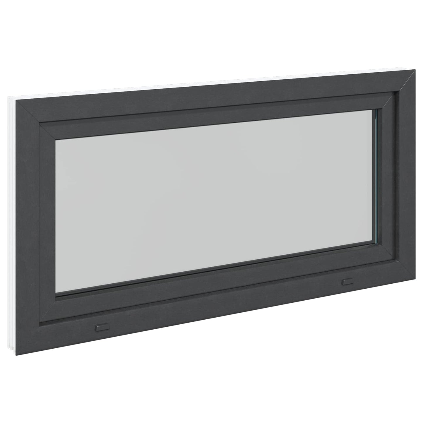 Okeno Do Suterénu Risor 120 X 60 Cm Pvc A Sklo Antracitová