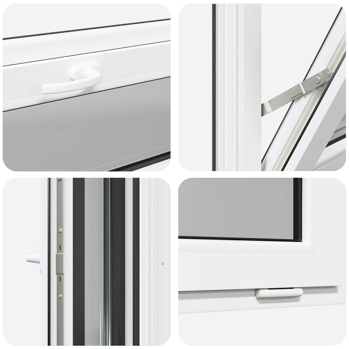 Okeno Do Suterénu Risor 60 X 40 Cm Pvc A Sklo Antracitová