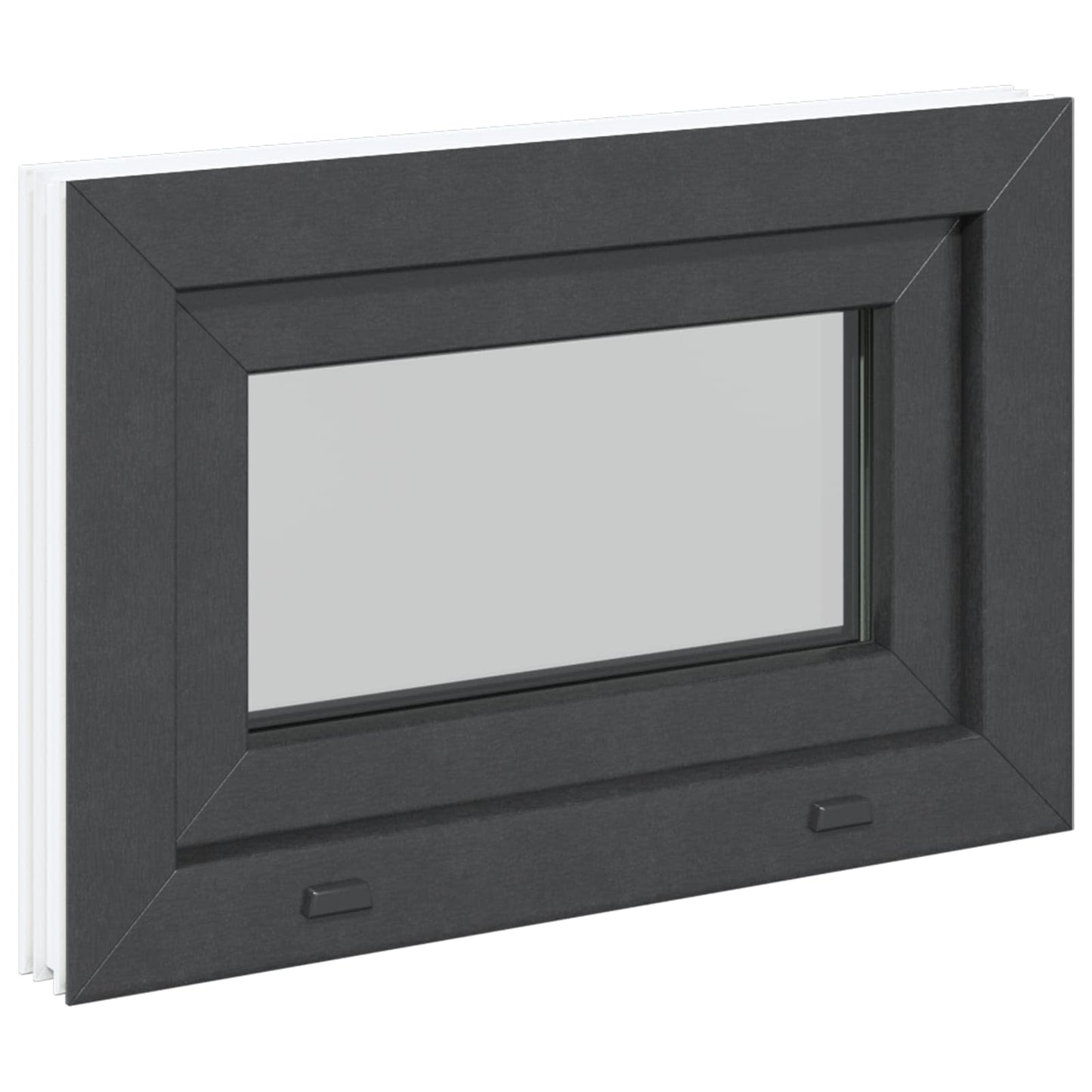 Okeno Do Suterénu Risor 60 X 40 Cm Pvc A Sklo Antracitová