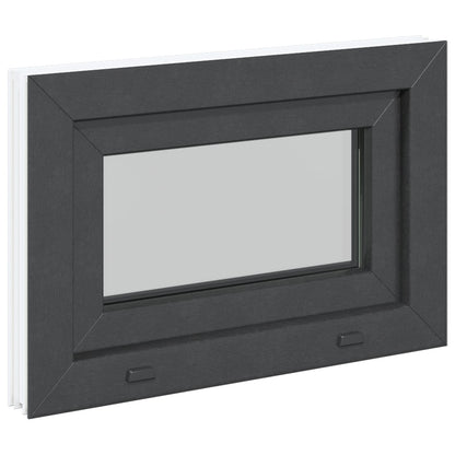 Okeno Do Suterénu Risor 60 X 40 Cm Pvc A Sklo Antracitová