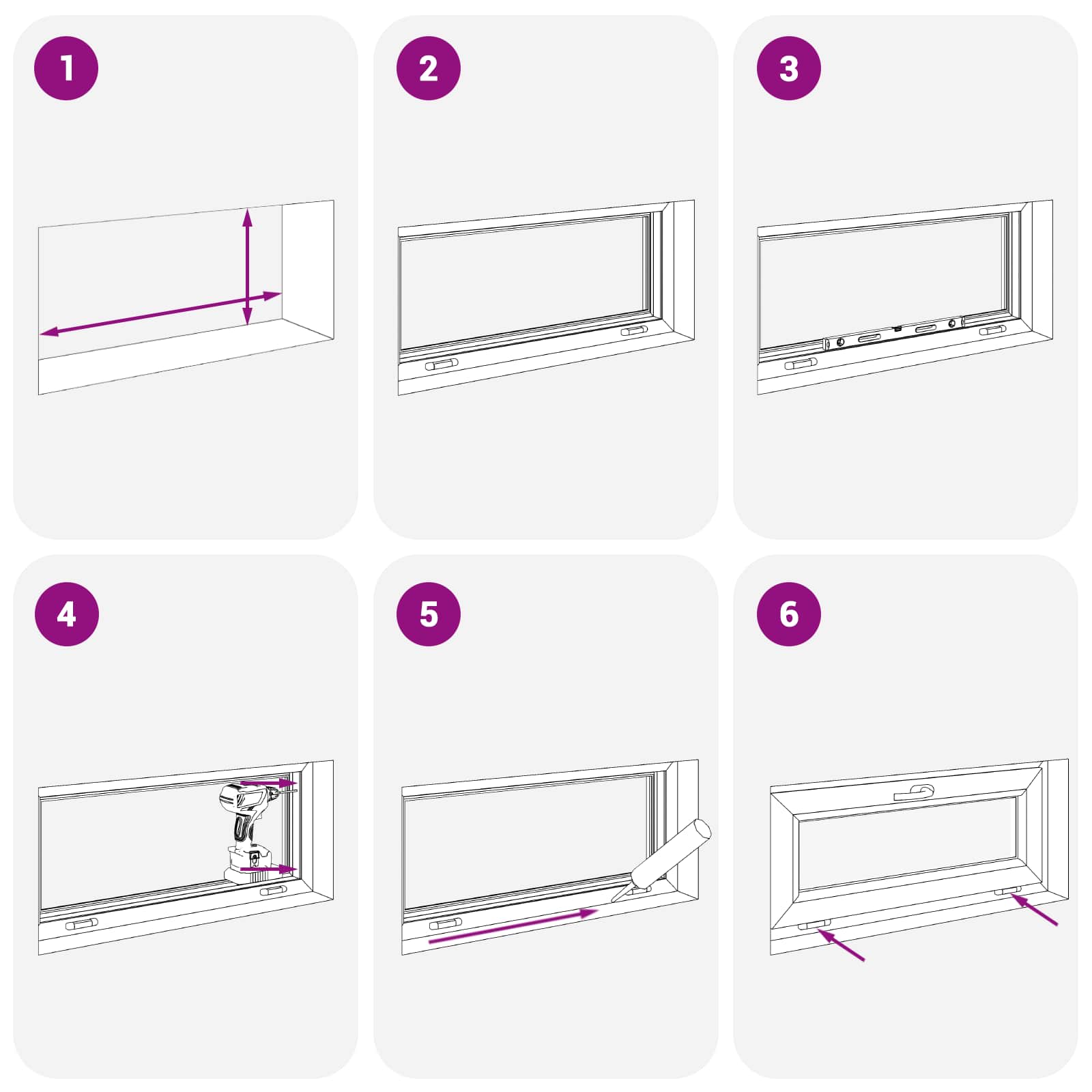Okeno Do Suterénu Risor 60 X 40 Cm Pvc A Sklo Antracitová