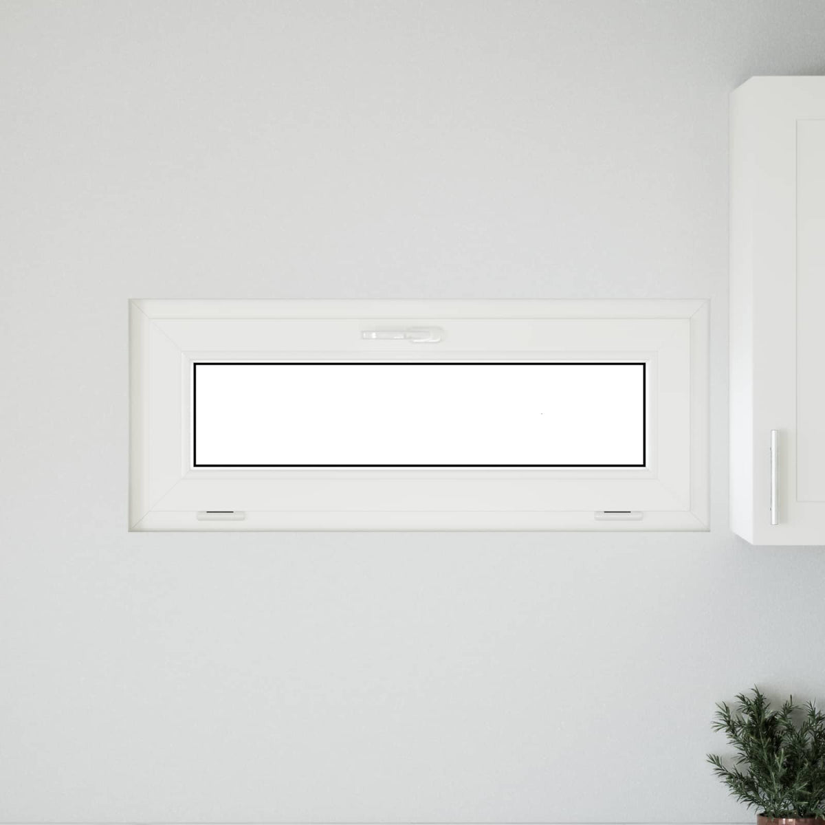 Okeno Do Suterénu Risor 100 X 40 Cm Pvc A Sklo Antracitová