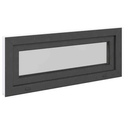 Okeno Do Suterénu Risor 100 X 40 Cm Pvc A Sklo Antracitová