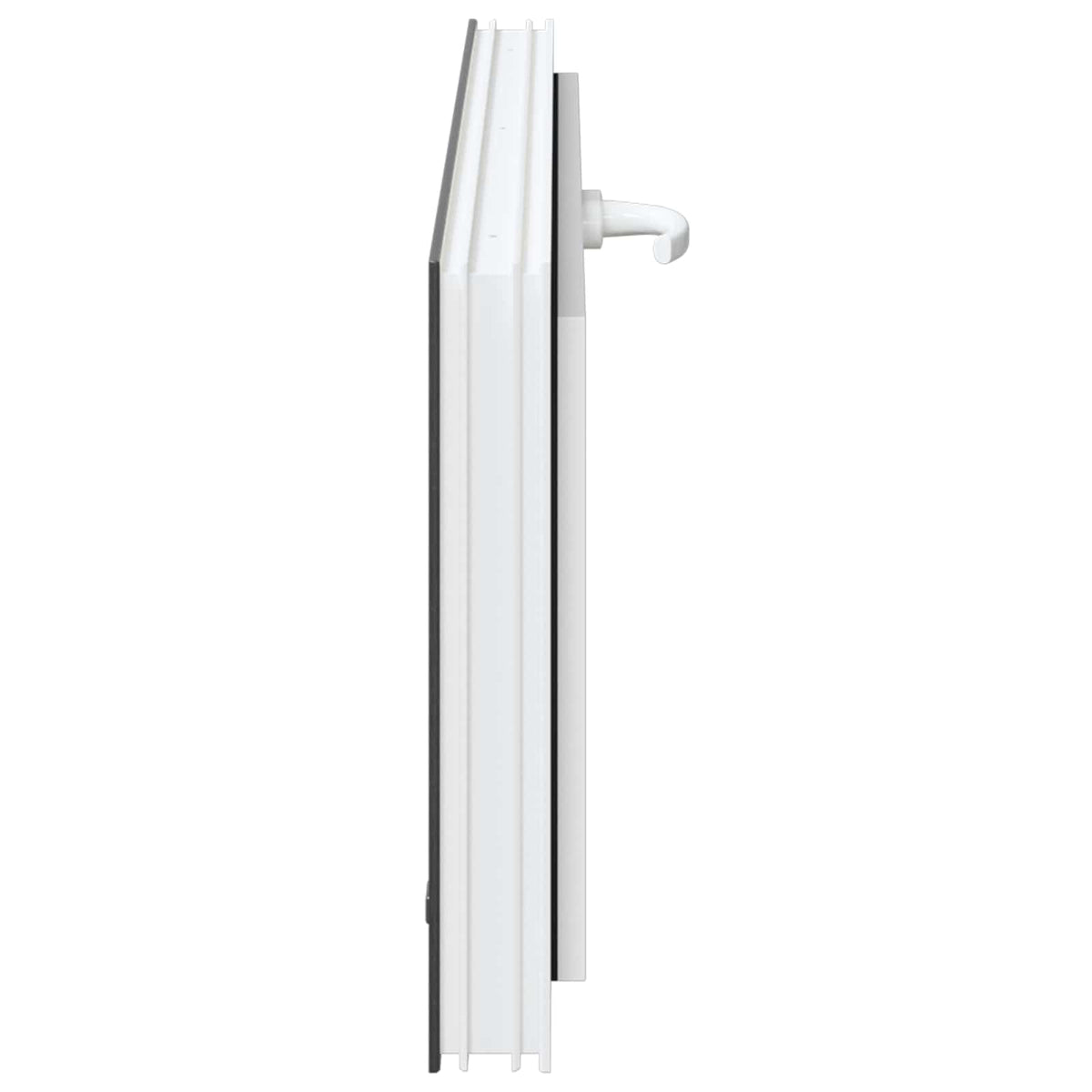 Okeno Do Suterénu Risor 100 X 40 Cm Pvc A Sklo Antracitová