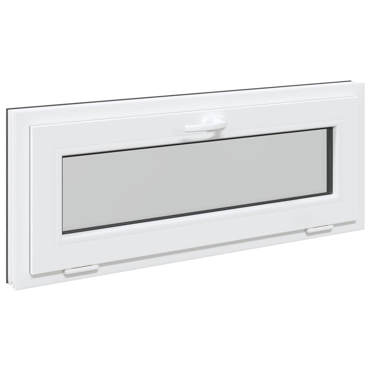 Okeno Do Suterénu Risor 110 X 40 Cm Pvc A Sklo Antracitová