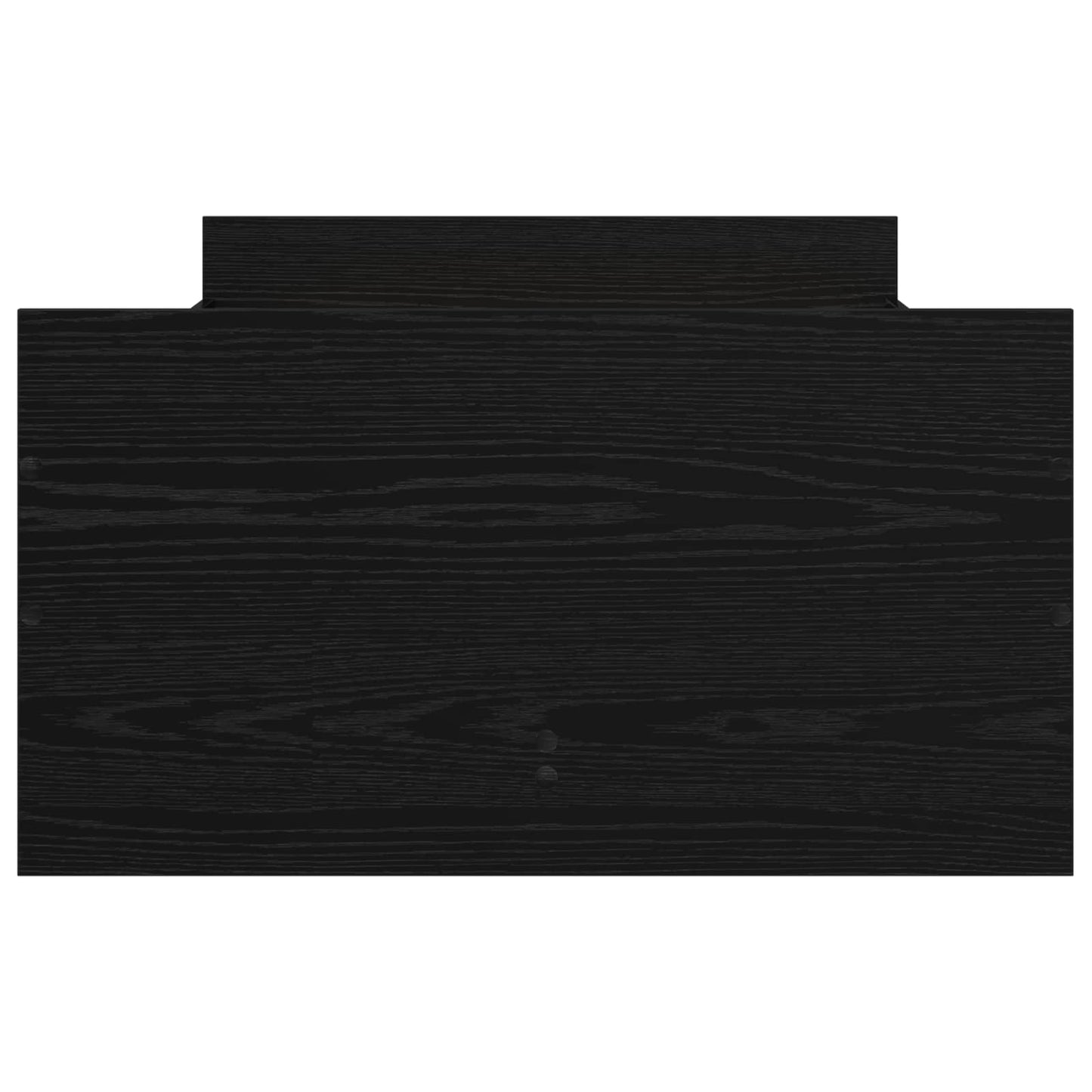 Rám Postele Černý Dub 100 X 200 Cm Kompozitní Dřevo