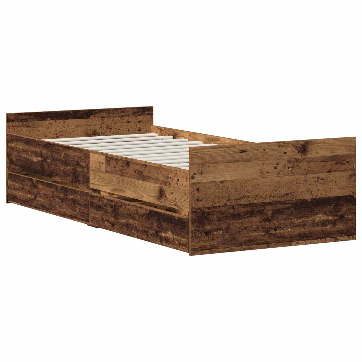 Rám Postele Staré Dřevo 90 X 200 Cm Kompozitní Dřevo