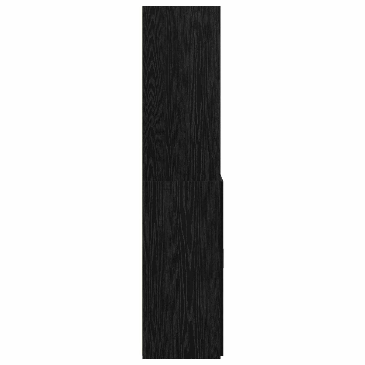 Vysoký Bufet Černý Dub 70 X 42,5 X 185 Cm Kompozitní Dřevo