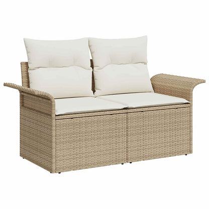 Set Pohovek 6 Ks 4-Počet Míst Beige A Krémová Bílá