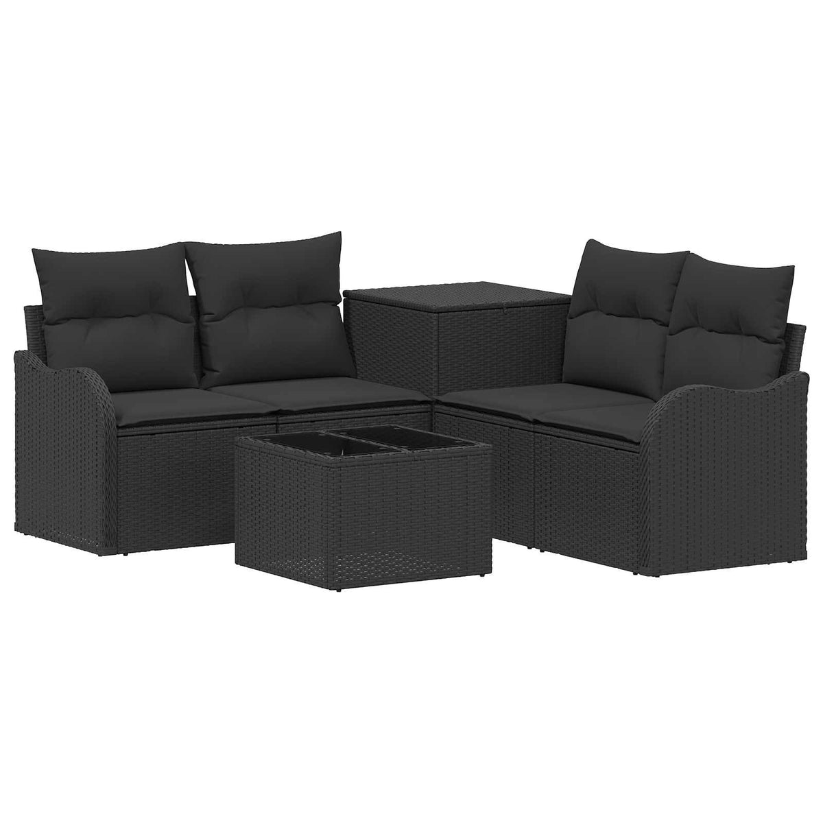 Set Pohovek 6 Ks Poly Ratan A Ocel