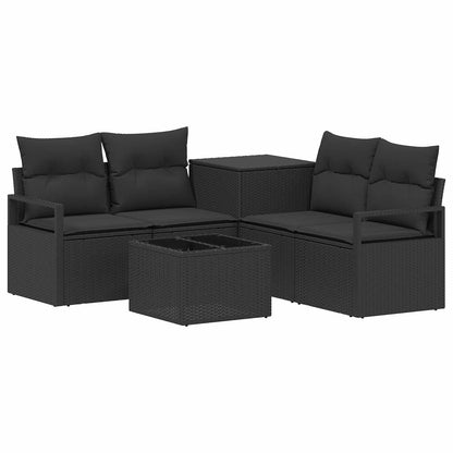 Set Pohovek 6 Ks Poly Ratan A Ocel